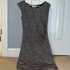 Loft black and white dress